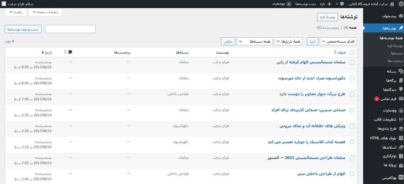 آموزش پنل مدیریت وردپرس (رسانه)