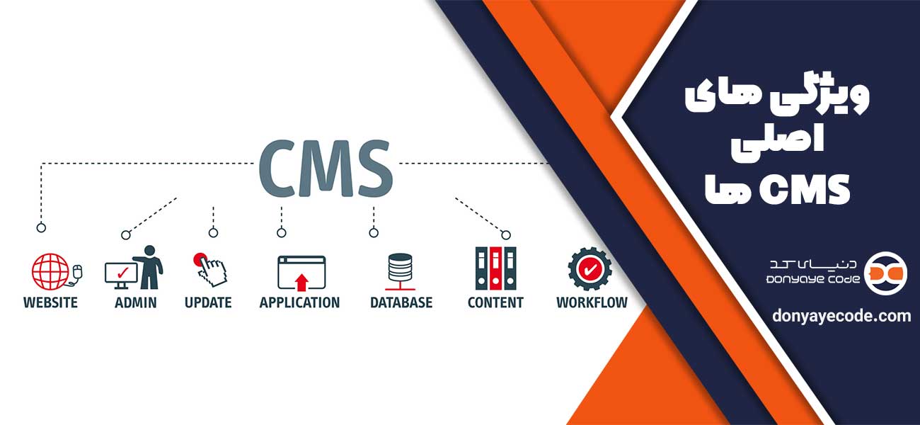 ویژگی های اصلی CMS ها
